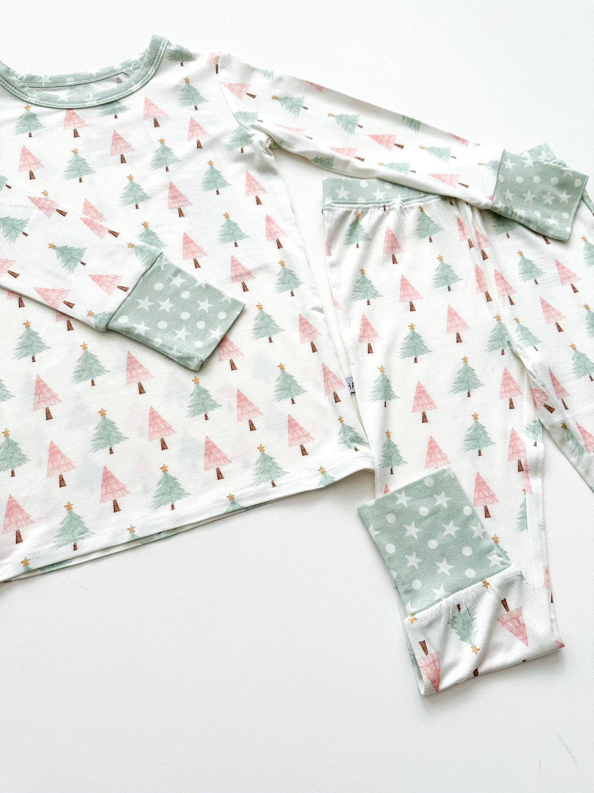 Sweet Christmas Trees - Two-Piece Pajama Set