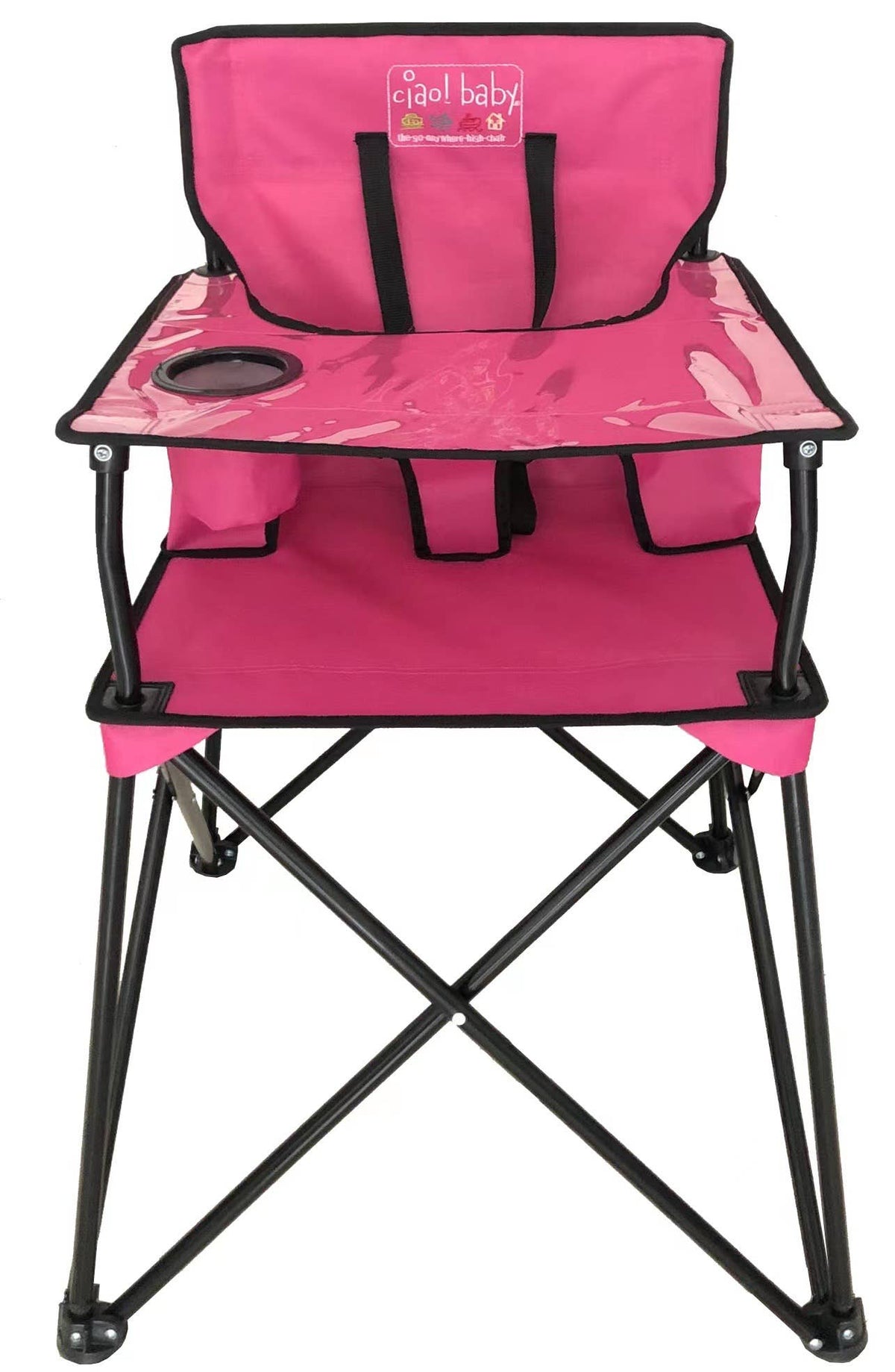 Baby Hot Pink Portable Highchair