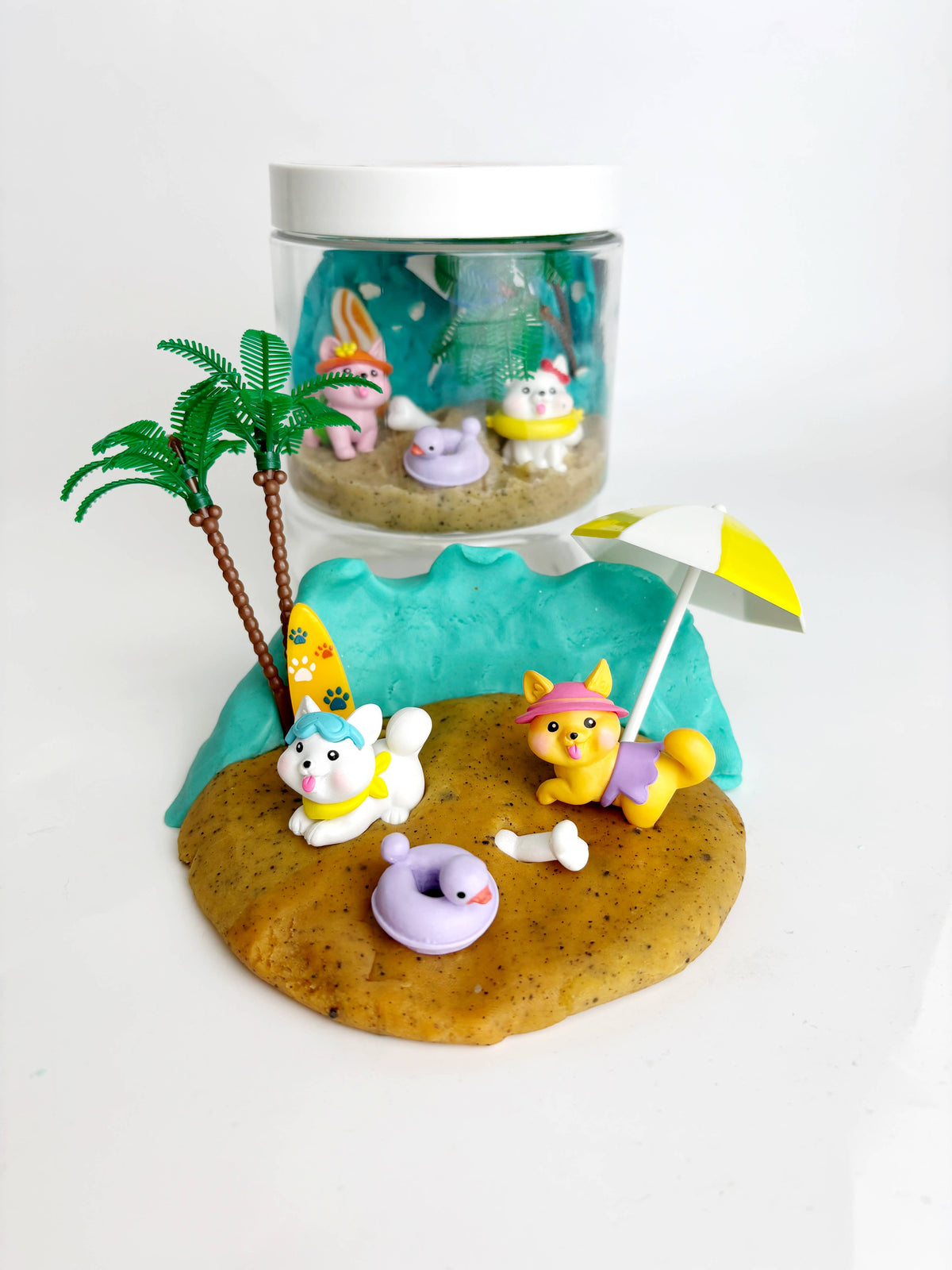Puppy Beach Party Dough-to-Go