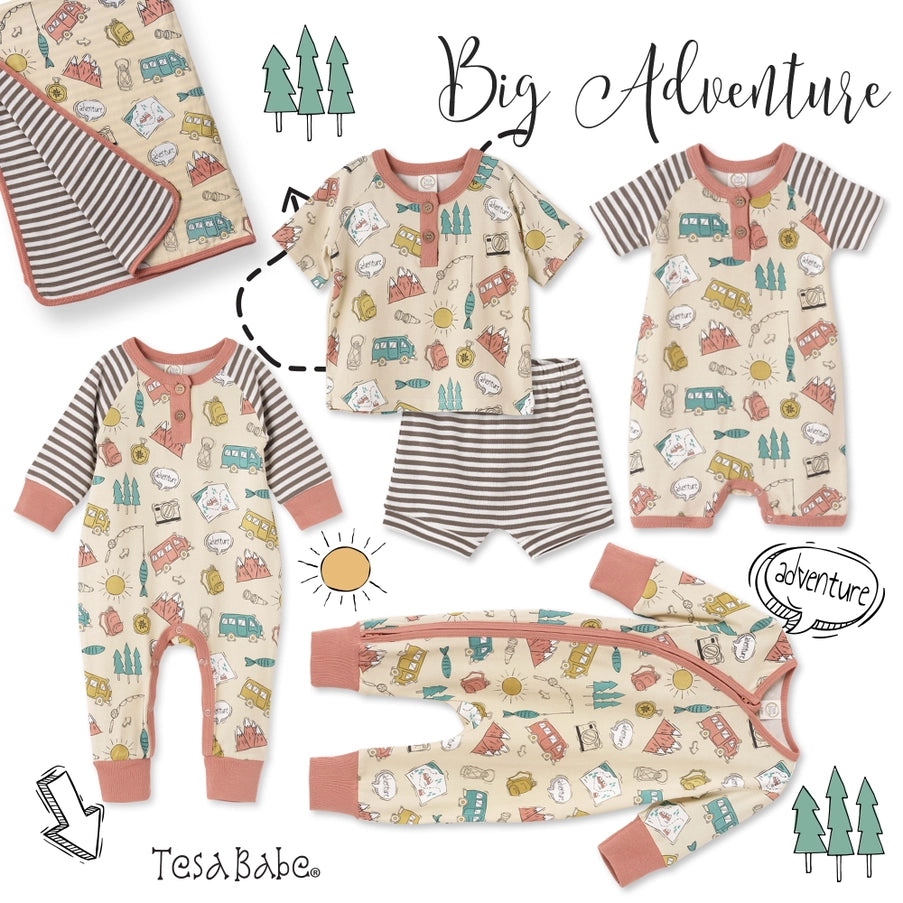 Big Adventure Henley Shorty Romper