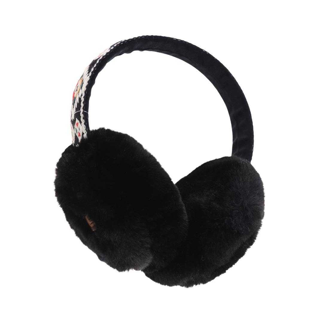 Aztec Band Earmuff EMS2301: Ivory
