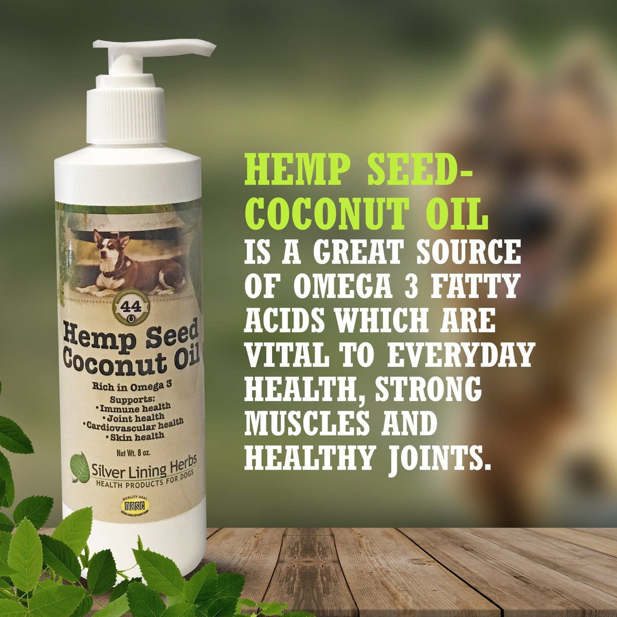Hemp Seed-Coconut Oil for Canines
