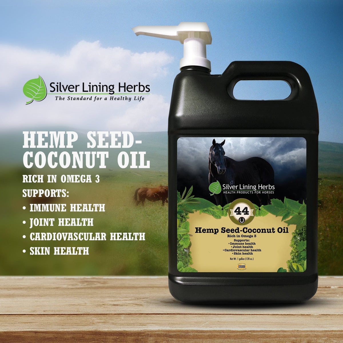 Hemp Seed-Coconut Oil for Horses