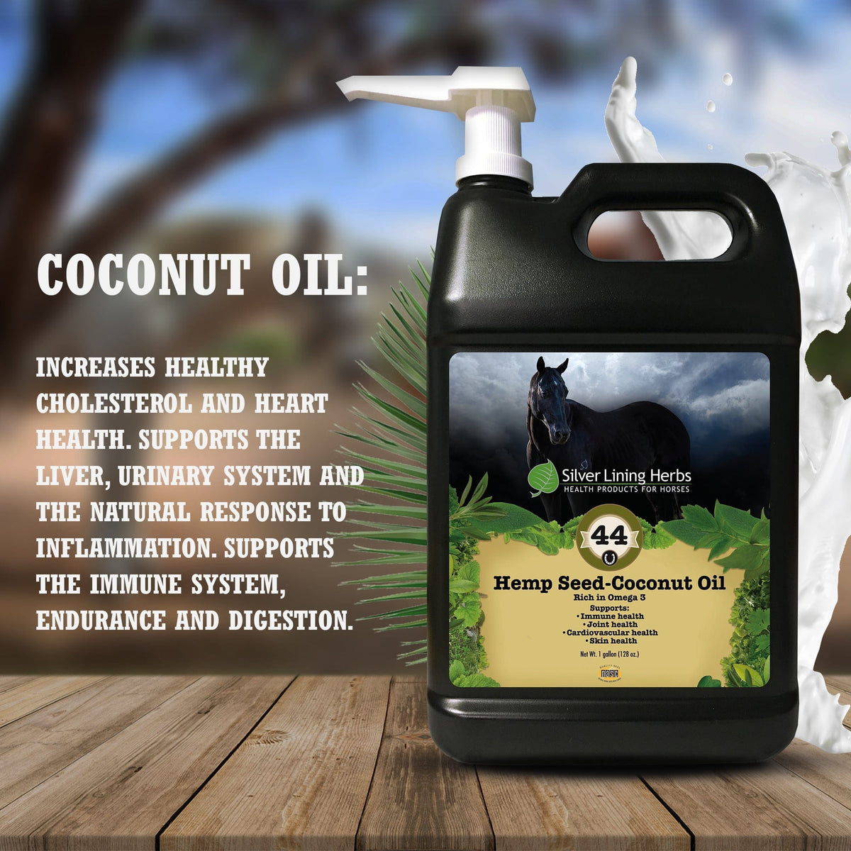 Hemp Seed-Coconut Oil for Horses