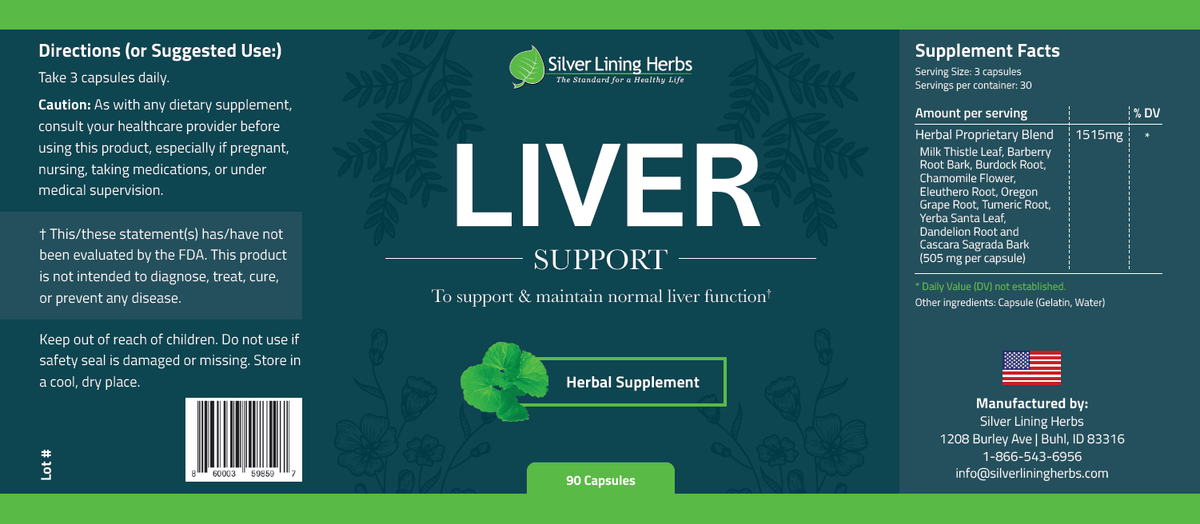 Herbal Liver Support For Humans