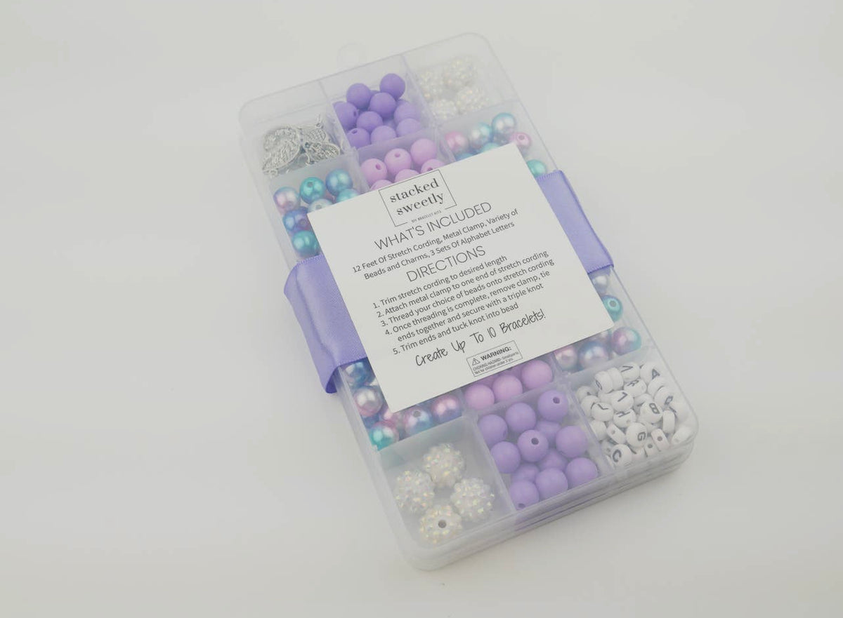 Mermaid DIY Bracelet Craft Kit For Kids, Girl Jewelry Gift
