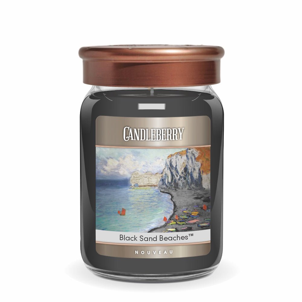 NOUVEAU™ - Black Sand Beaches™, Large Jar Candle (Collective)