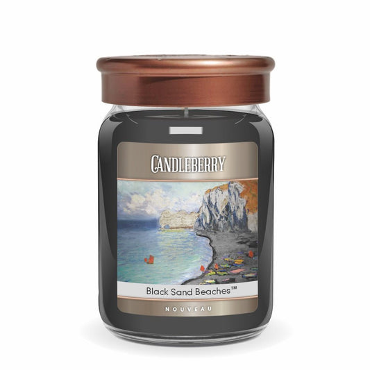 NOUVEAU™ - Black Sand Beaches™, Large Jar Candle (Collective)