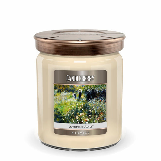 NOUVEAU™ - Lavender Aura™, 3 - Wick, Candy Jar Candle (Collective)