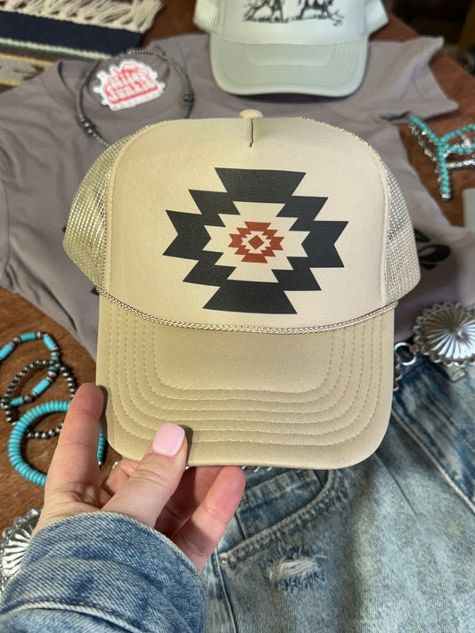 Simple Aztec Trucker Hat