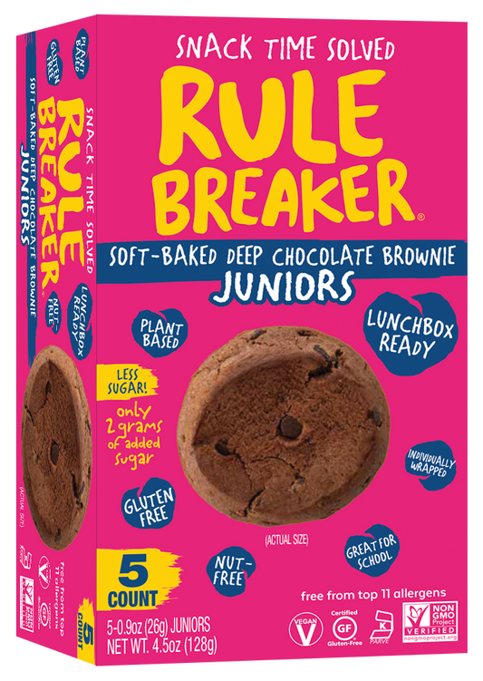 Chocolate Brownie Juniors   |   Case of 6 5-Count Boxes