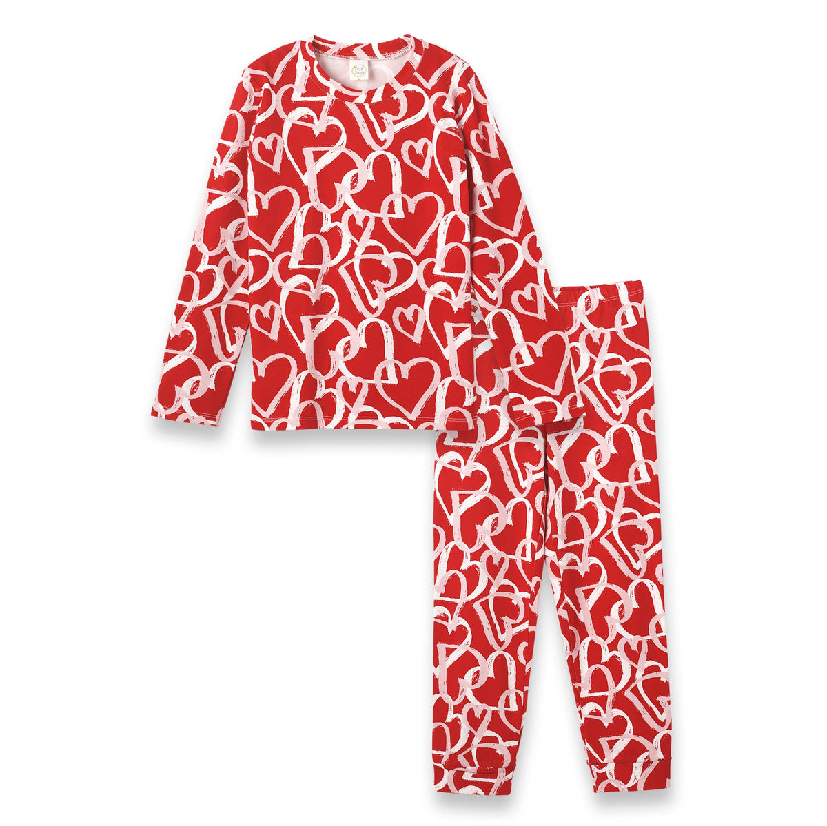 Happy Hearts Valentine Kids Bamboo Pajamas