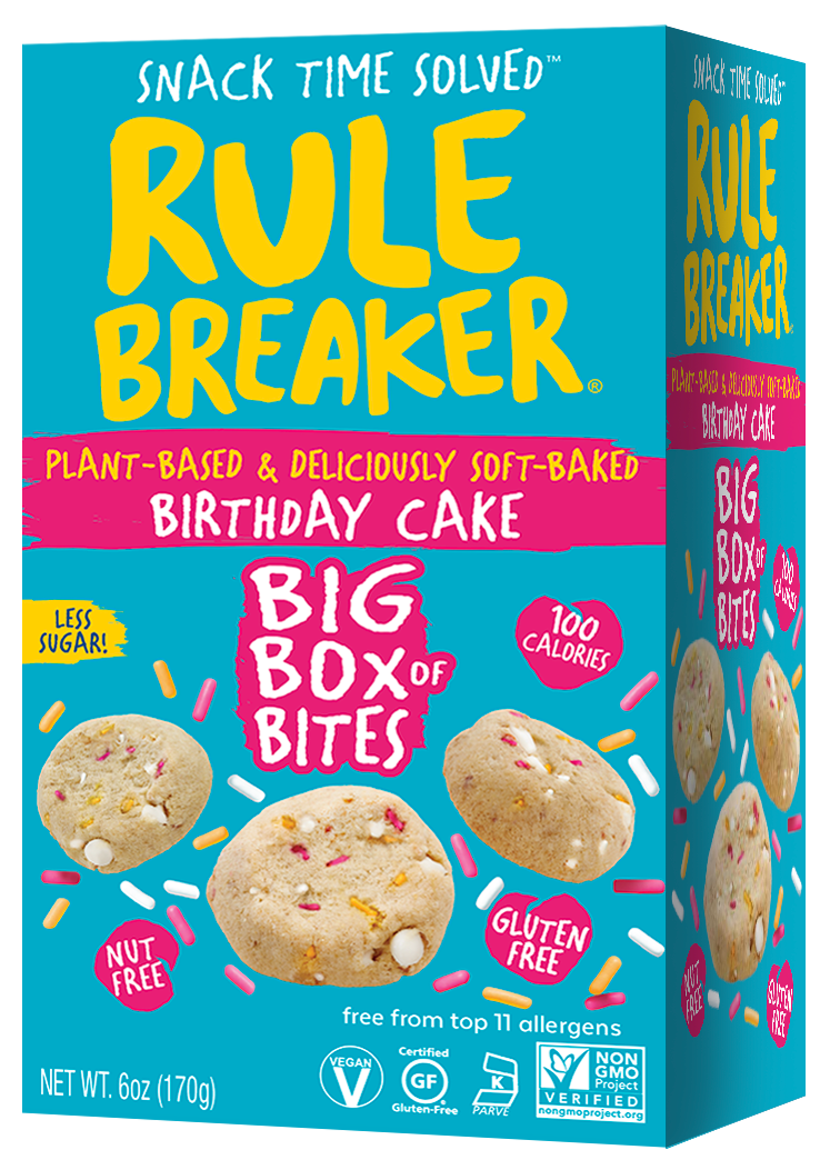 Birthday Cake Bites | Case of 6 6-oz Big Box of Bites