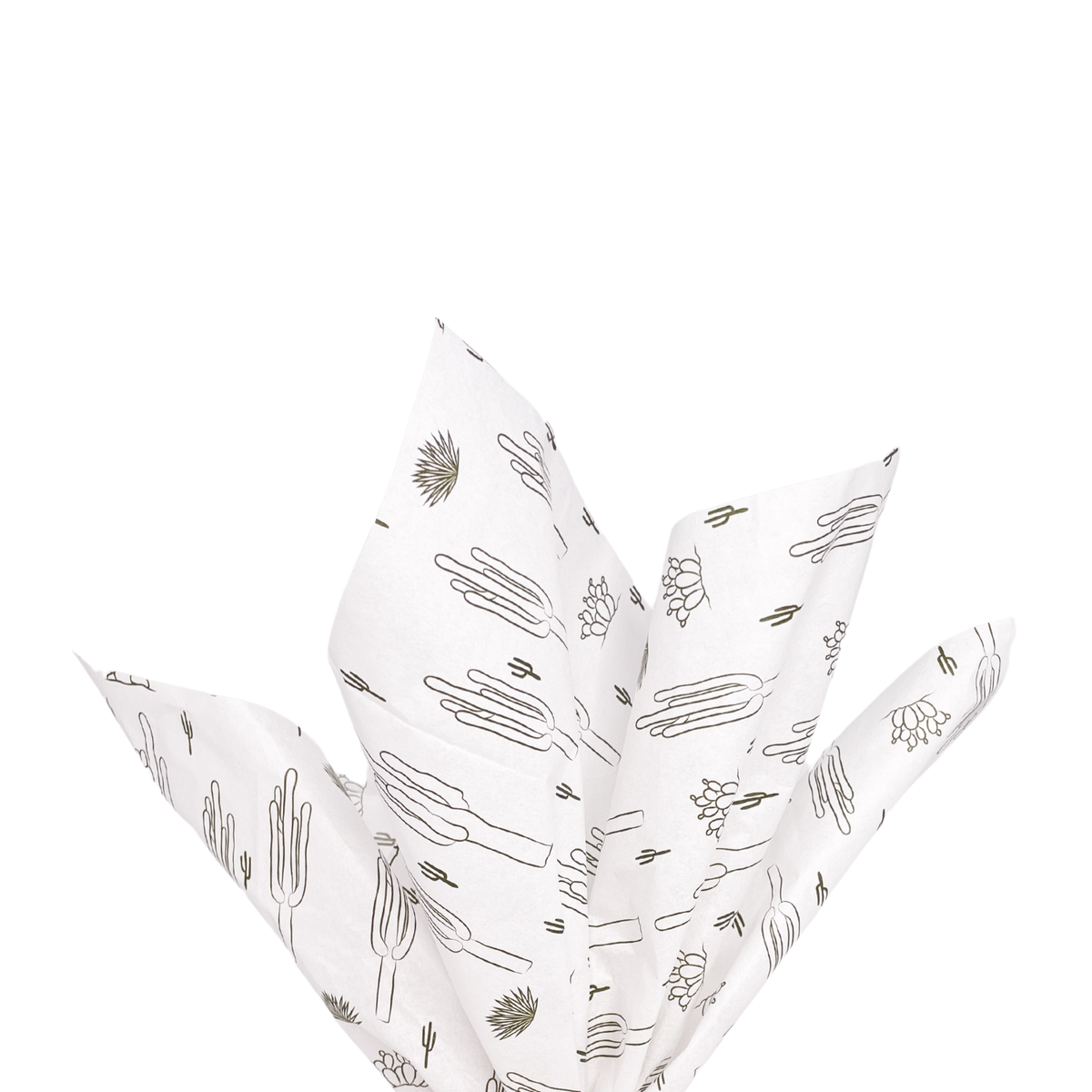 Cactus Print Tissue Paper (Pack of 6)